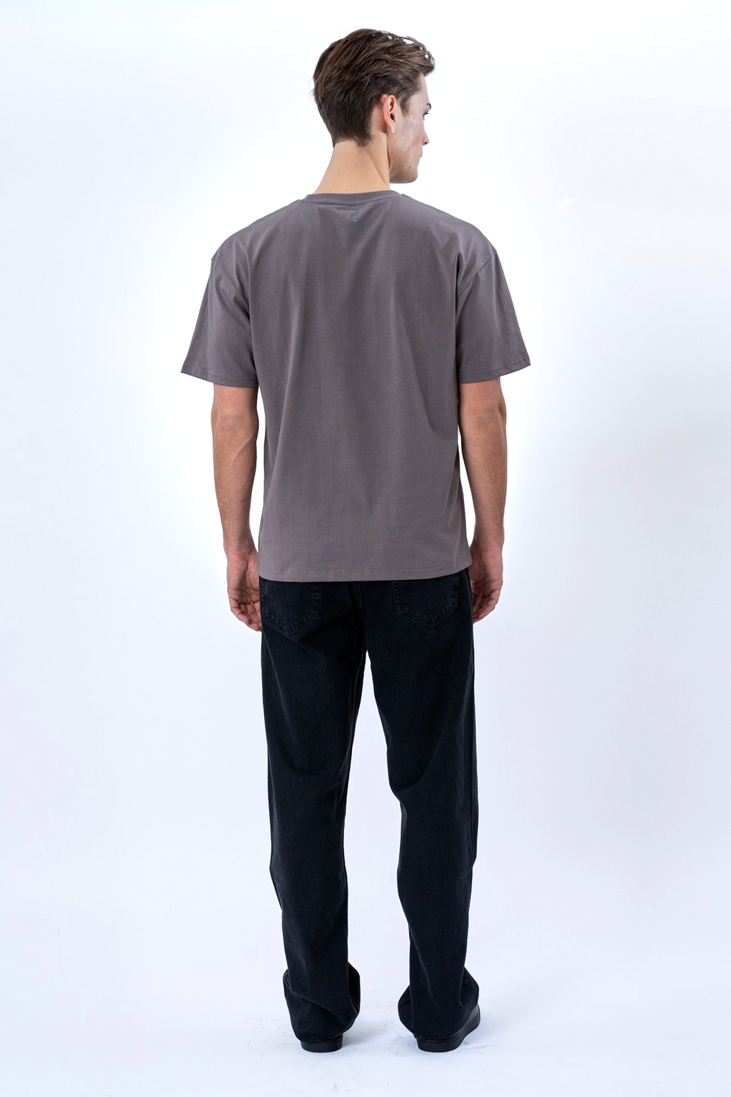 Heavy Boxfit Tee - Mørkegrå
