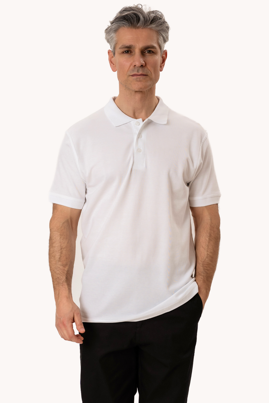 Basic Polo - Hvit