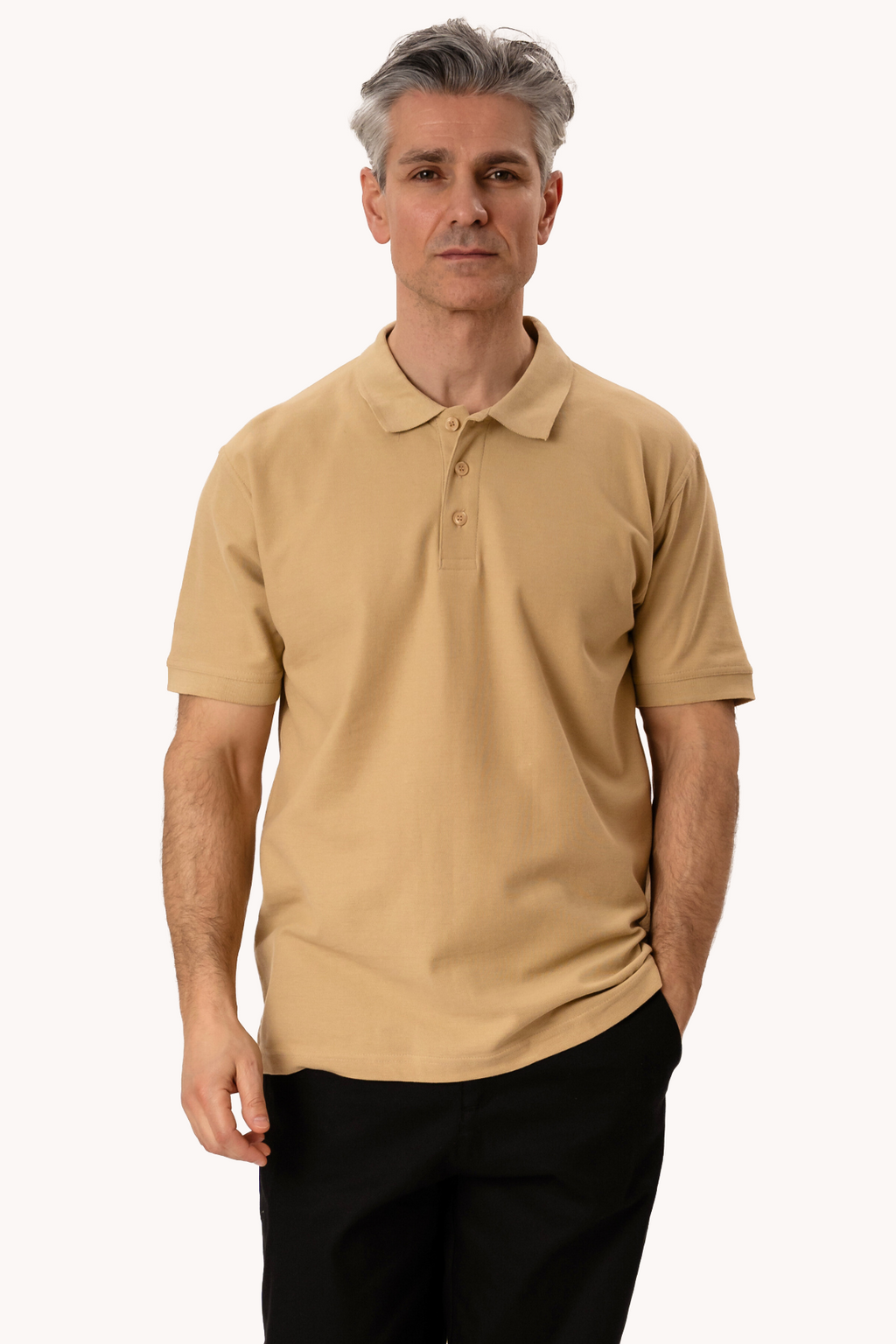 Basic Polo shirt- Khaki