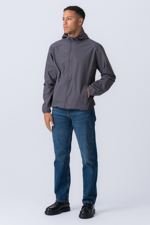 Vindjakke - Mørkegrå