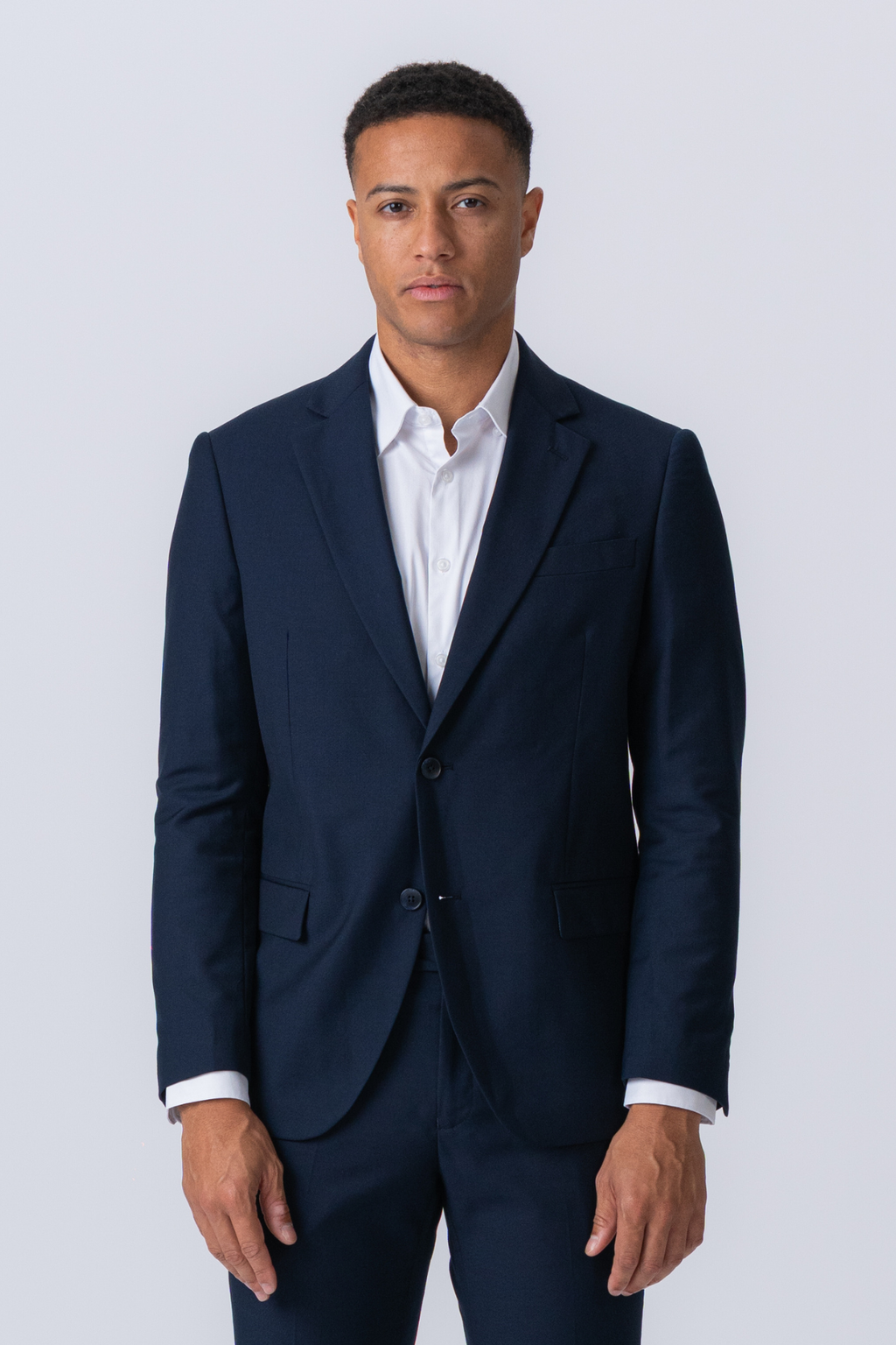 Premium Enkeltspent Blazer - Navy