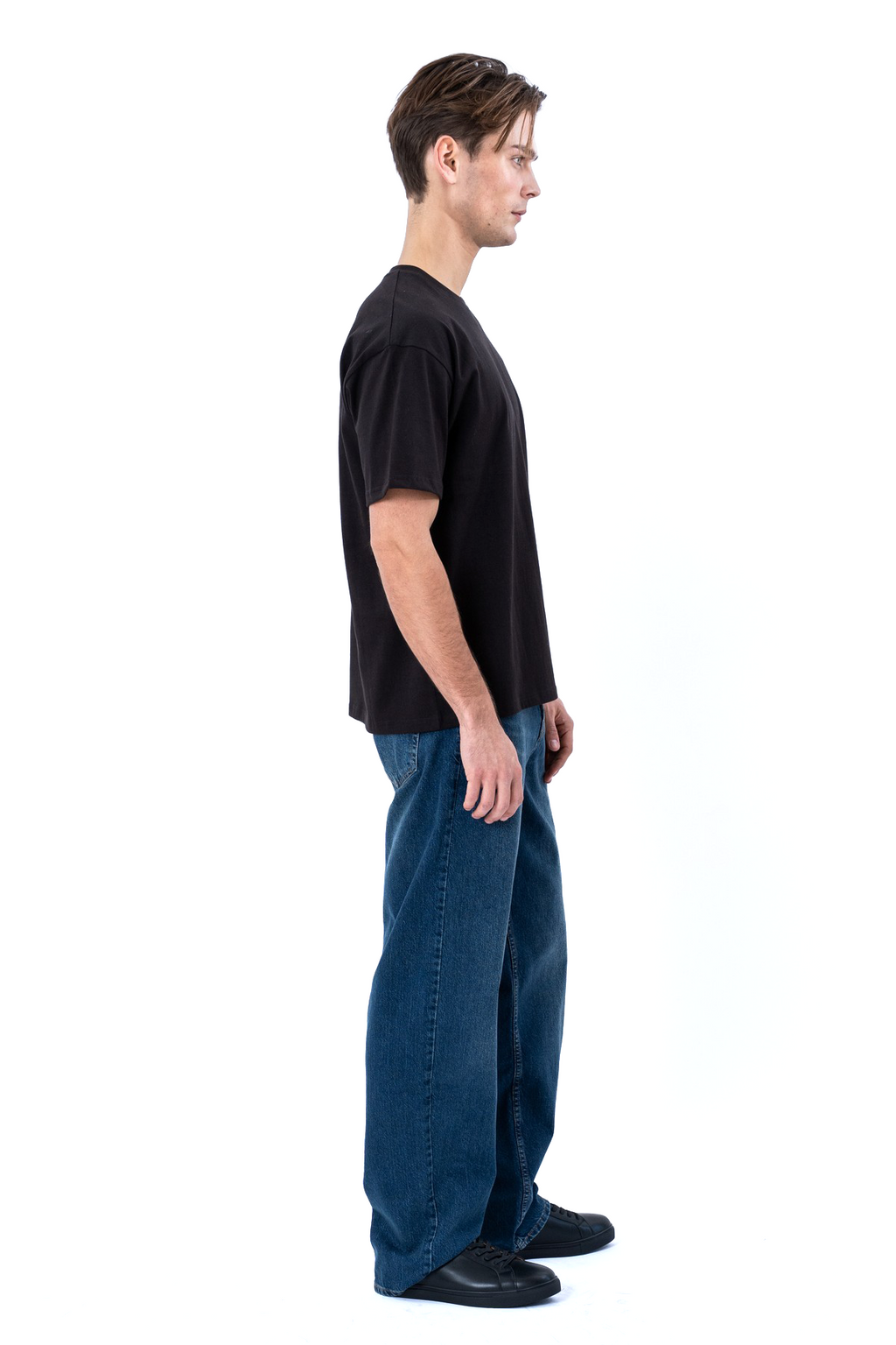 Heavy Boxfit Tee - Svart