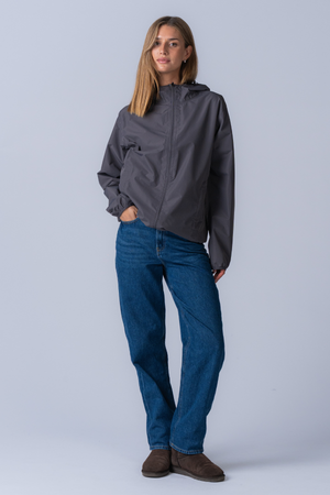 Vindjakke - Mørkegrå