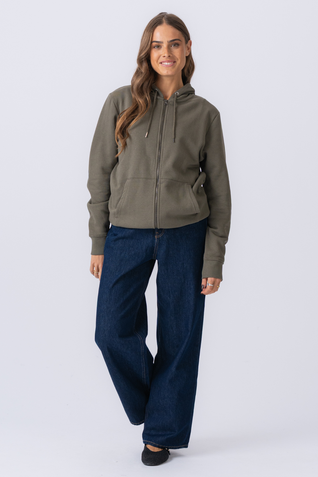 Zip Hettegenser - Grønn