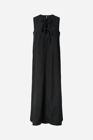 Jenna Tie Dress - Black