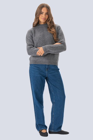 Hazel Strikkegenser - Grå