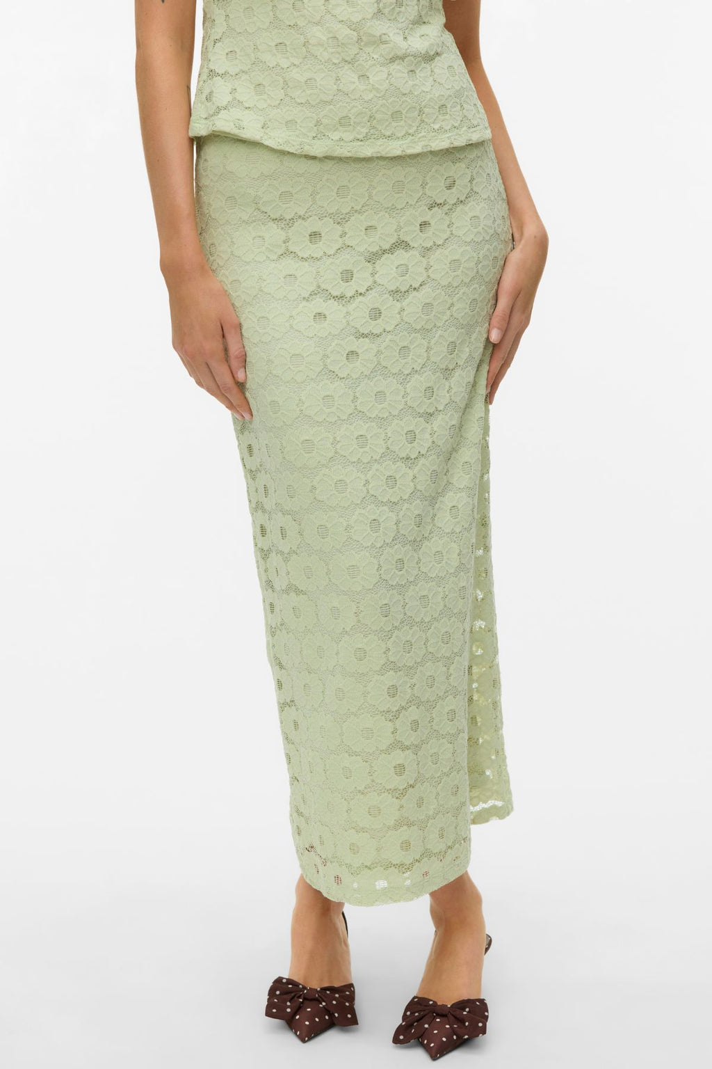 Janelle Ankle Skjørt - Fog Green
