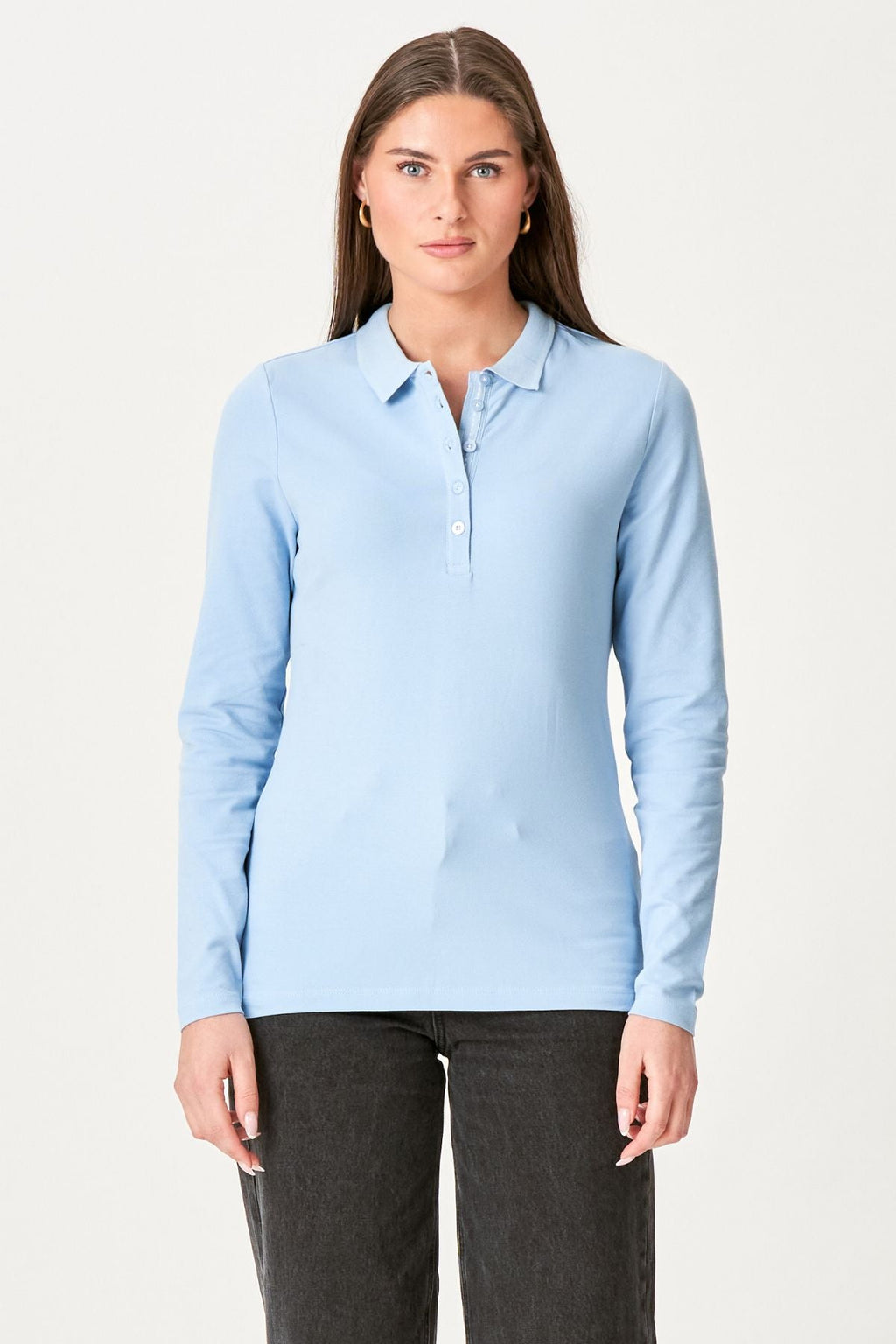 Polo Shirt - Sky Blå