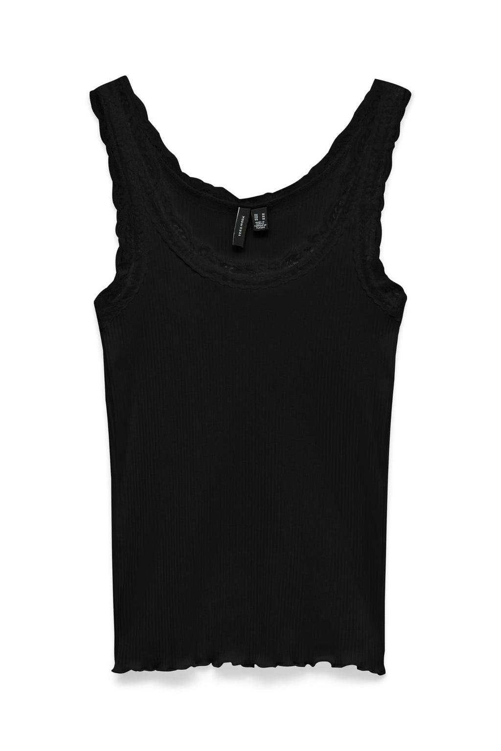 Nana Lace Tank Top - Svart
