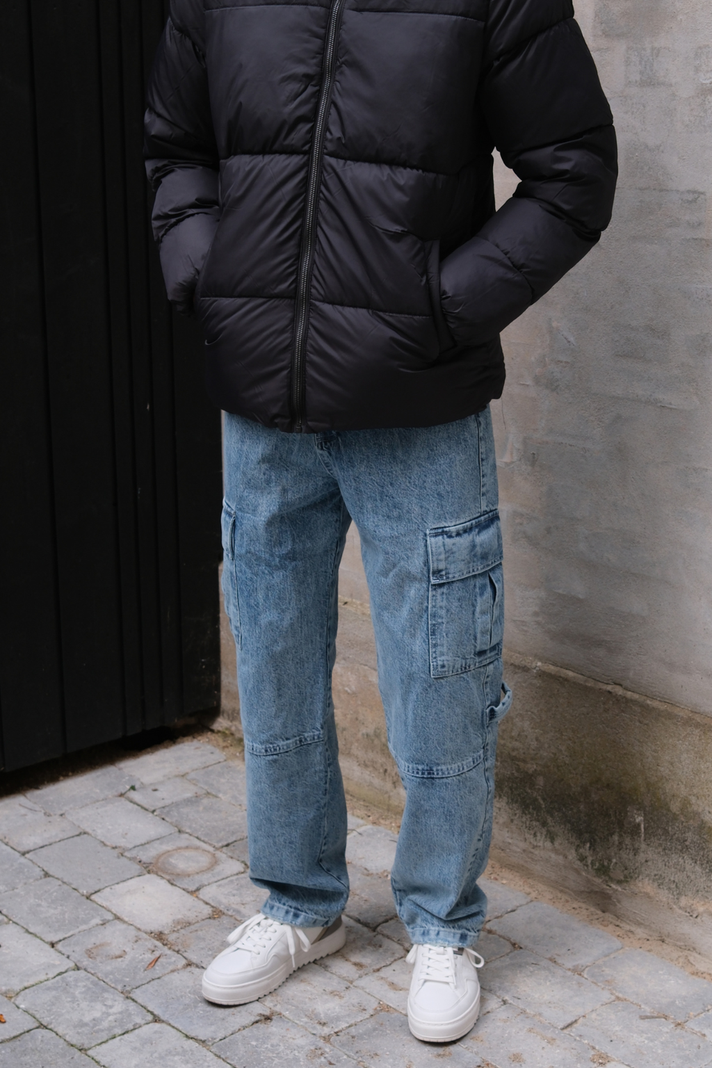 Cargobukse - Lyseblå