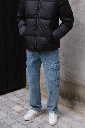 Cargobukse - Lyseblå