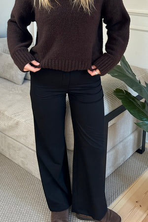 Rosalie Wide Pants - Svart