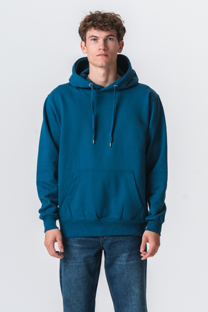 Basic Hoodie - Petroleumsblå