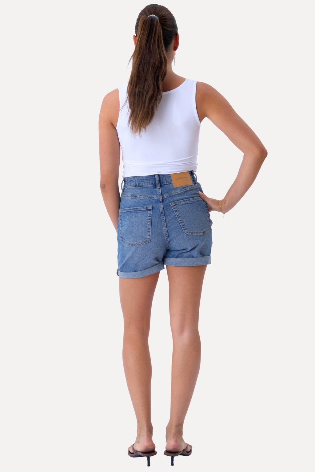 Denim Shorts - Medium Blue Denim