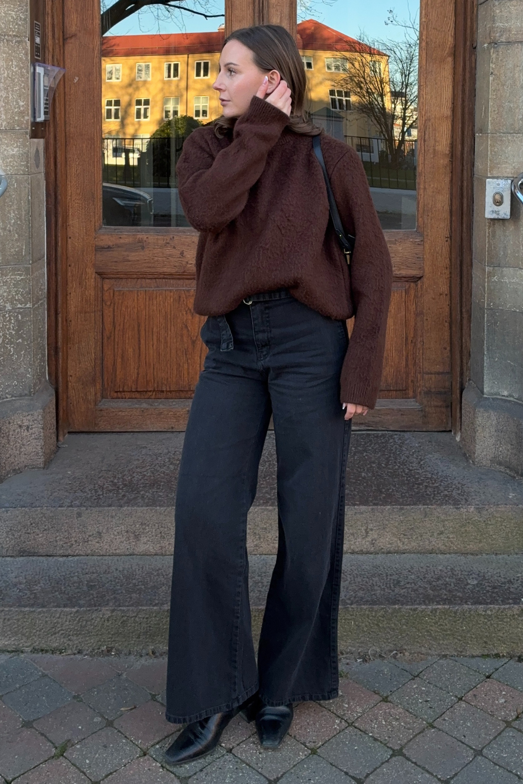 Hazel Strikkegenser - Brun