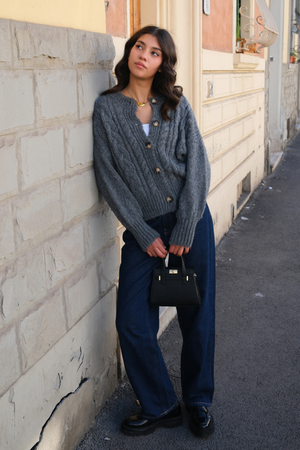 Botton Knit - Mid Grå