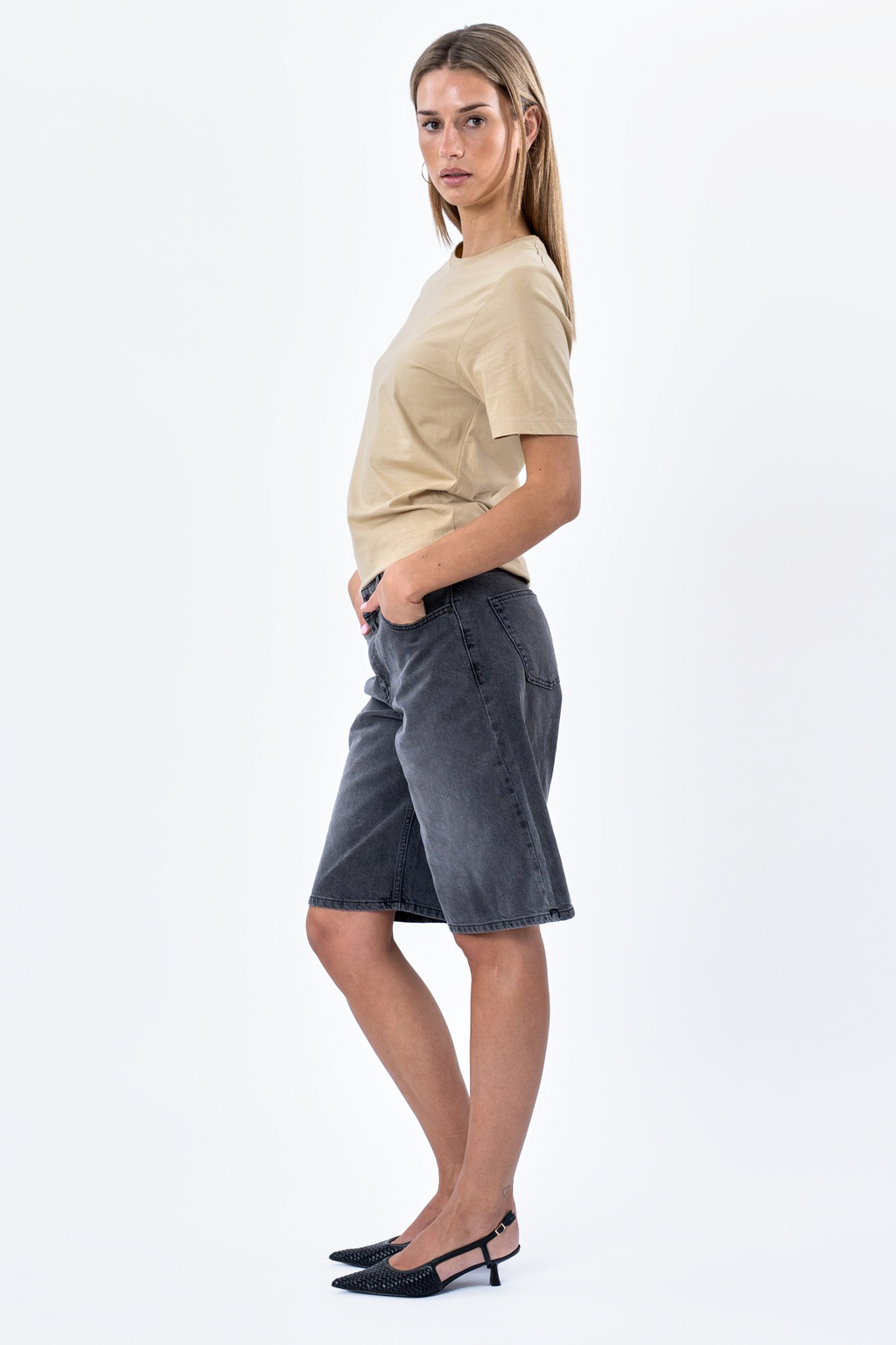 Boyfriend T-shirt - Sand
