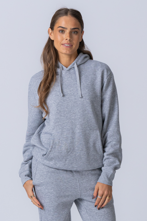 Essential Hoodie - Grå Melert