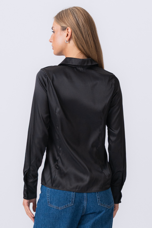 Lucy Knyteskjorte - Svart