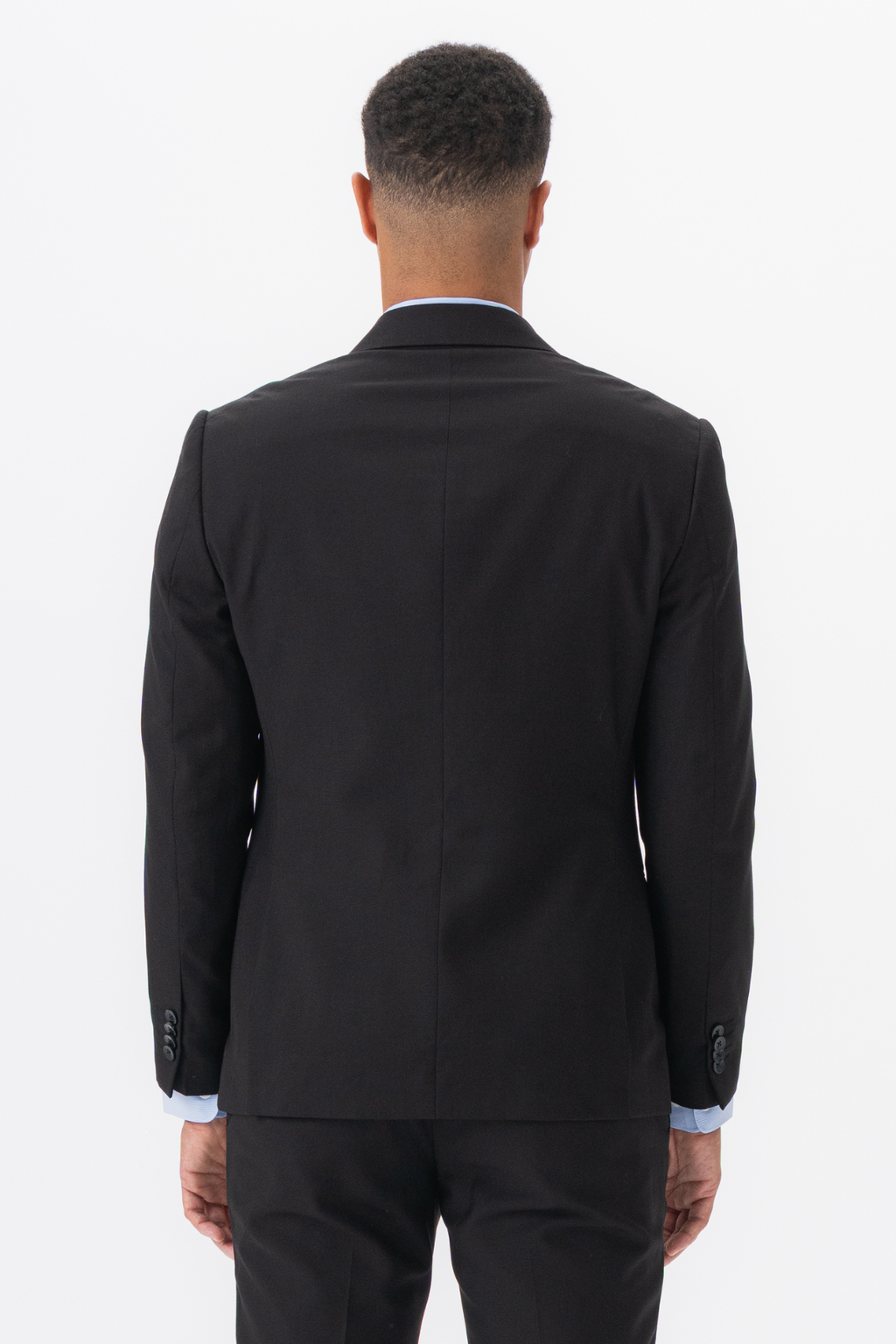 Premium Dobbeltspent Blazer - Svart
