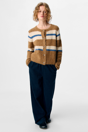 Galia Strikk Cardigan - Tannin Melange