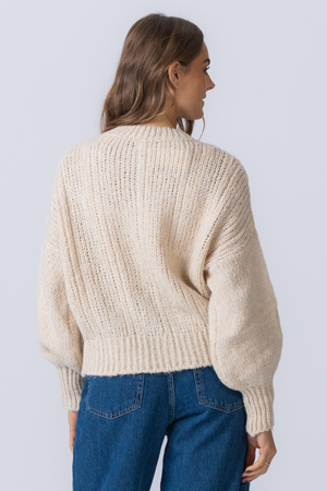 Botton Knit - Hvit