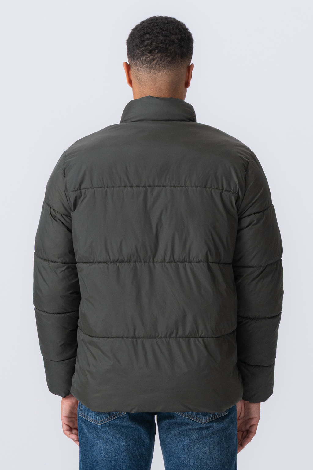 Puffer Jakke - Oliven