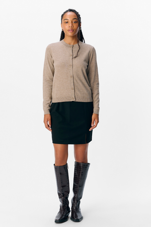 Lisa Mid Waist Nederdel - Svart