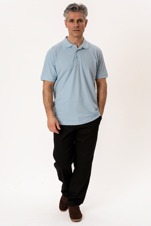 Basic Polo - Lyseblå