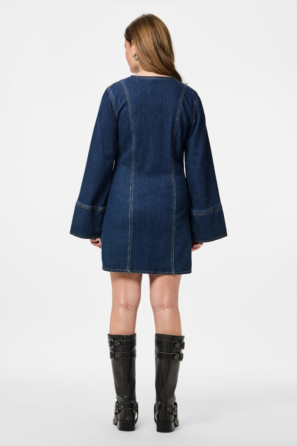 Flora Denimkjole - Mørkeblå Denim