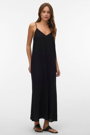Mymilo Singlet Ankle Dress - Svart