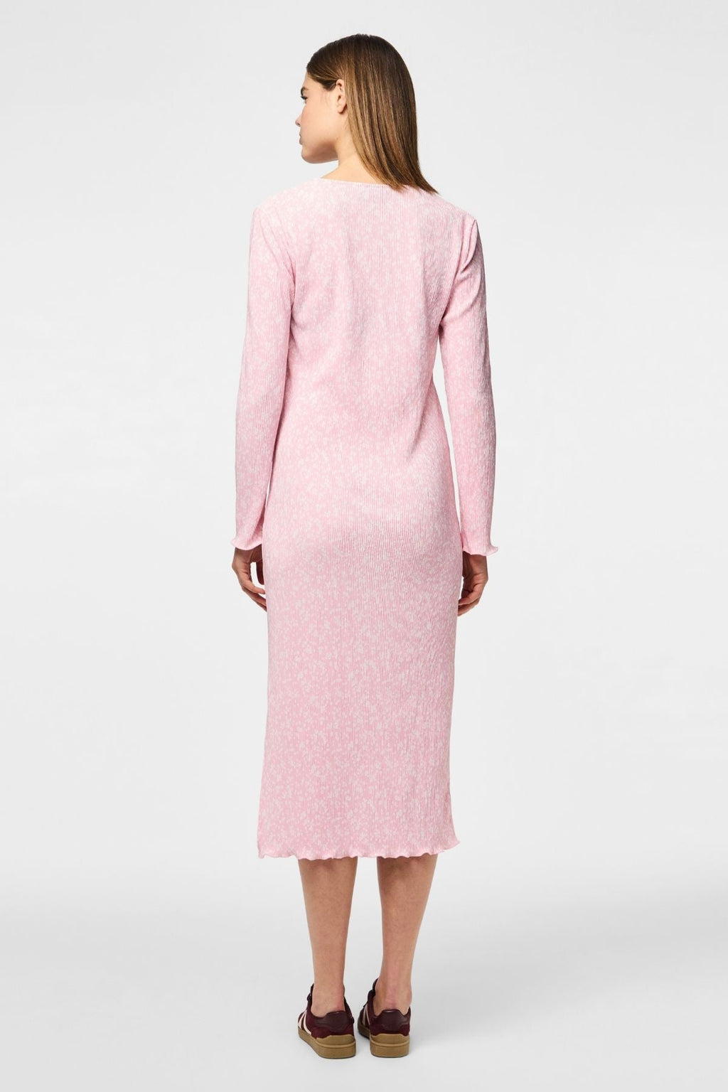 Flora Midi Dress - Roseate Spoonbill Flower