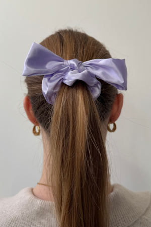 Bow Scrunchie - Lilla