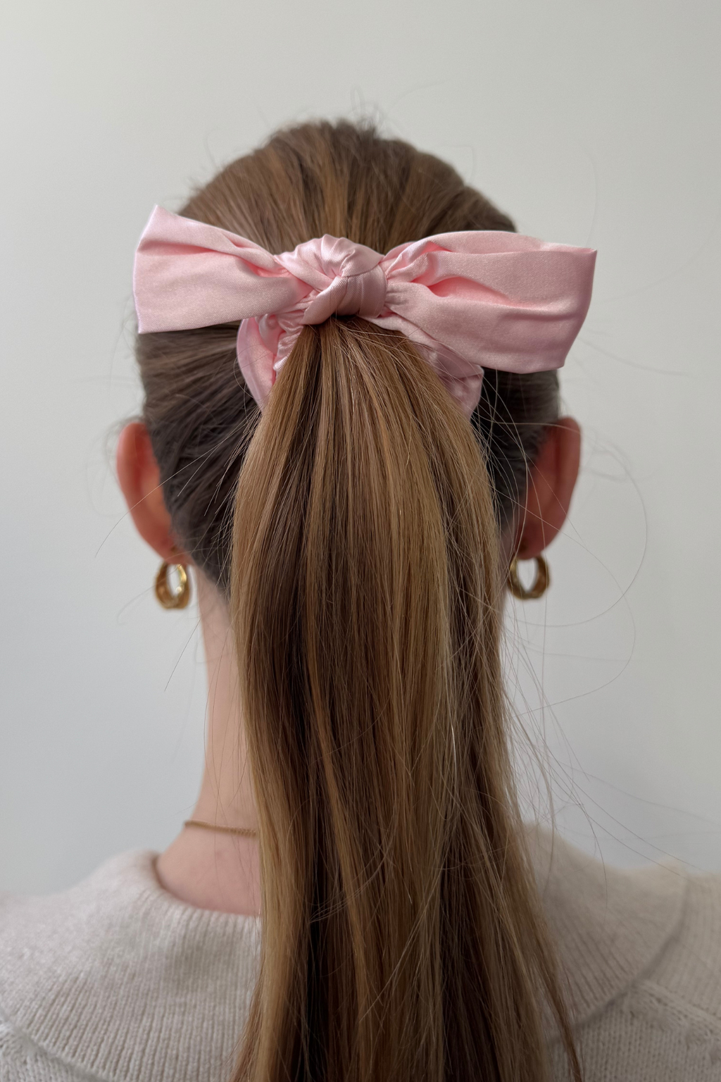 Bow Scrunchie - Lys Rosa
