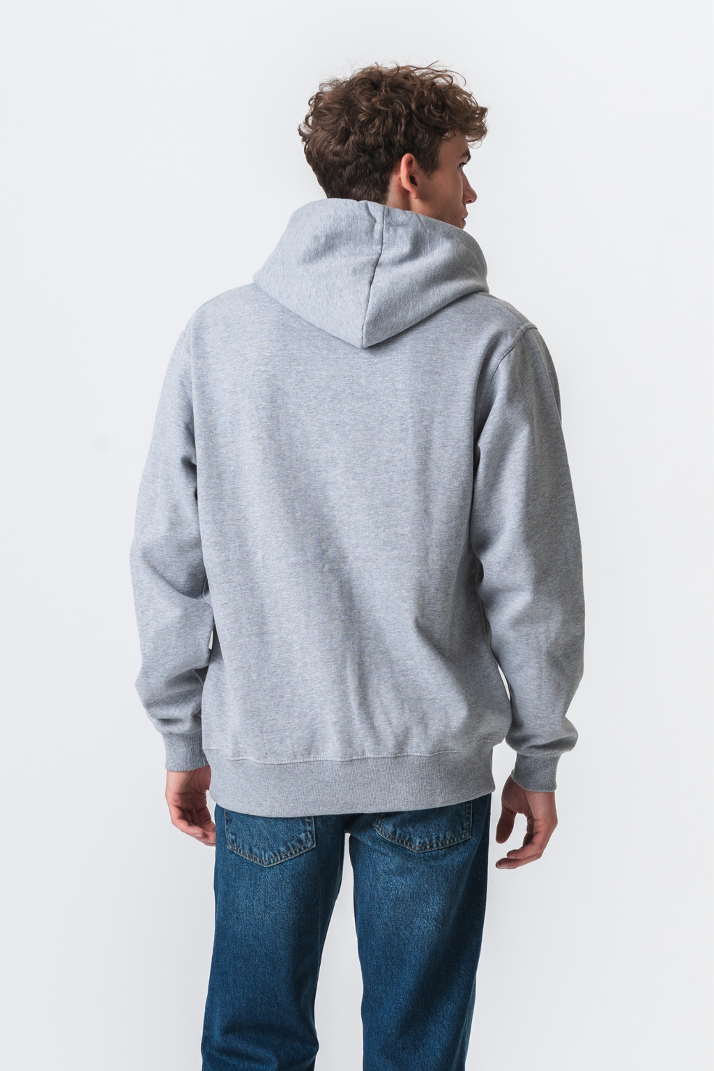 Basic hoodie - Lysegrå