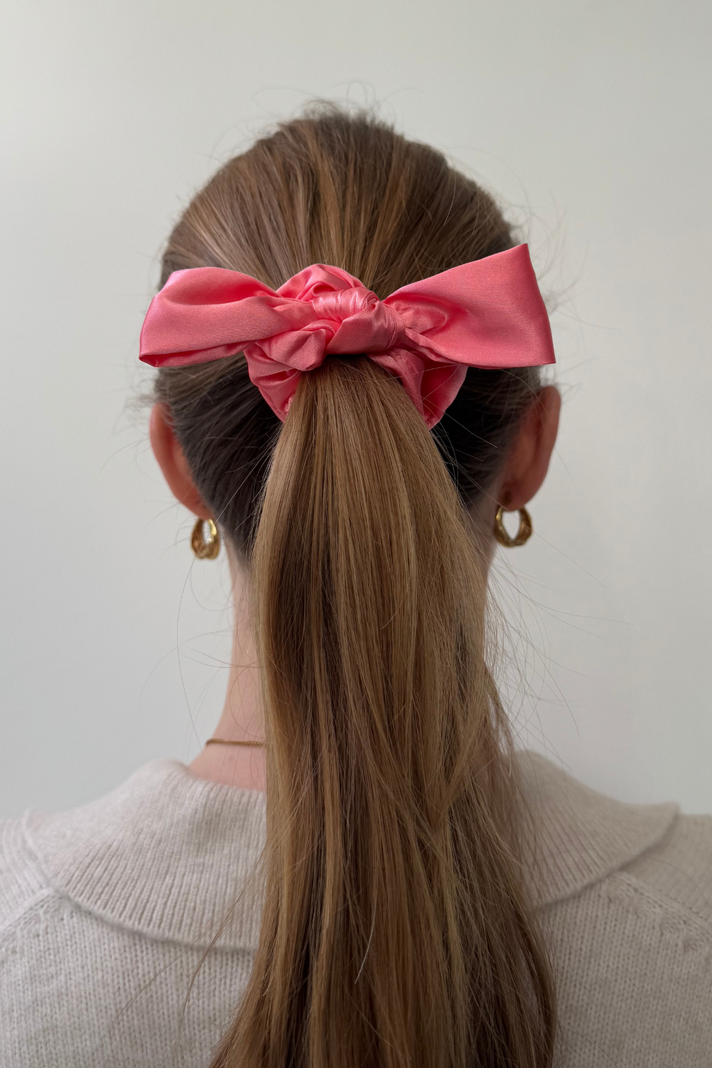 Bow Scrunchie - Rosa