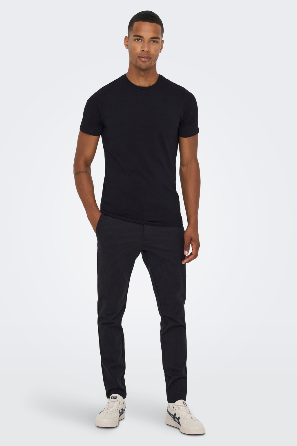 Mark Pants - Stripete Svart