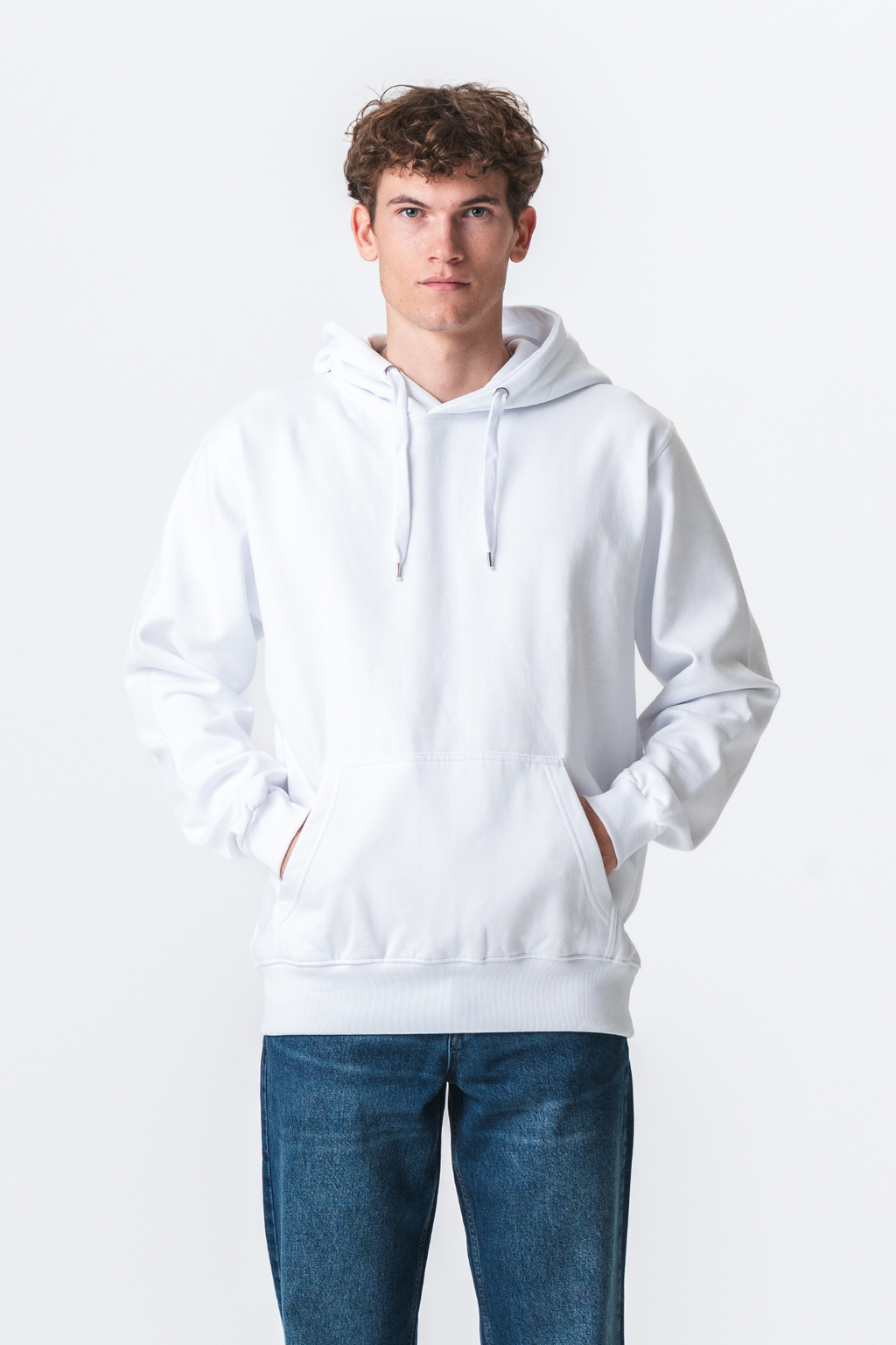 Oversized Hoodie - Hvit