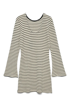 Ohia Kort Kjole - Birch-Black - Vero Moda