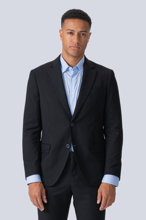 Premium Enkeltspent Blazer - Svart