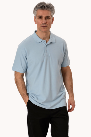 Basic Polo - Lyseblå