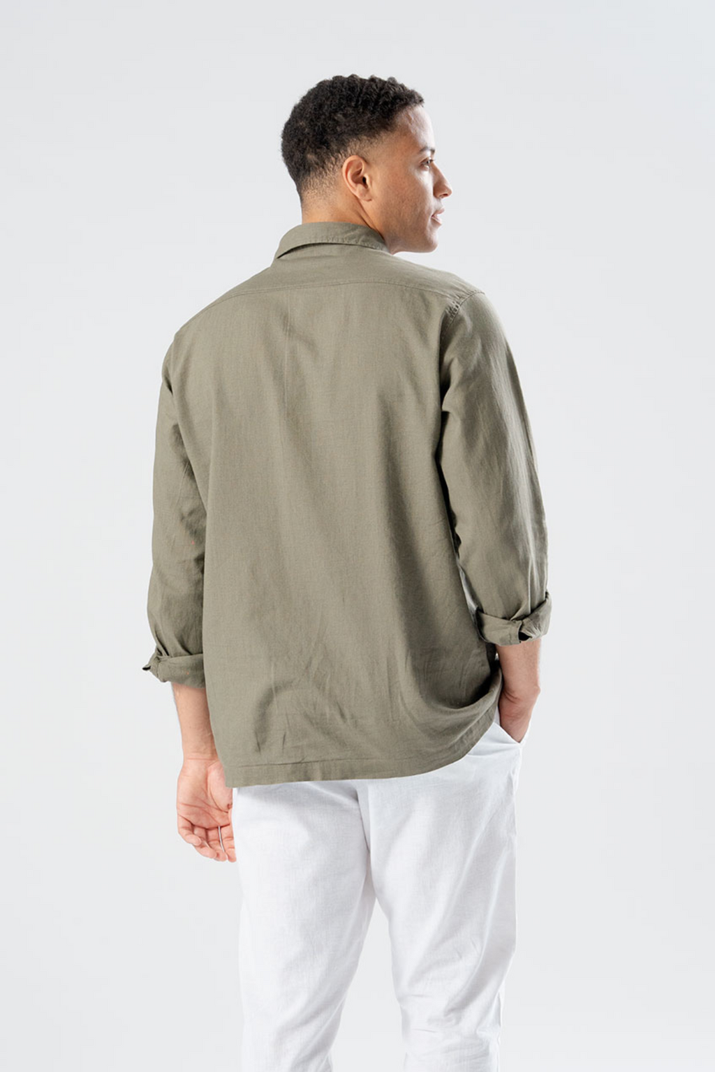 Linen Shirt - Army