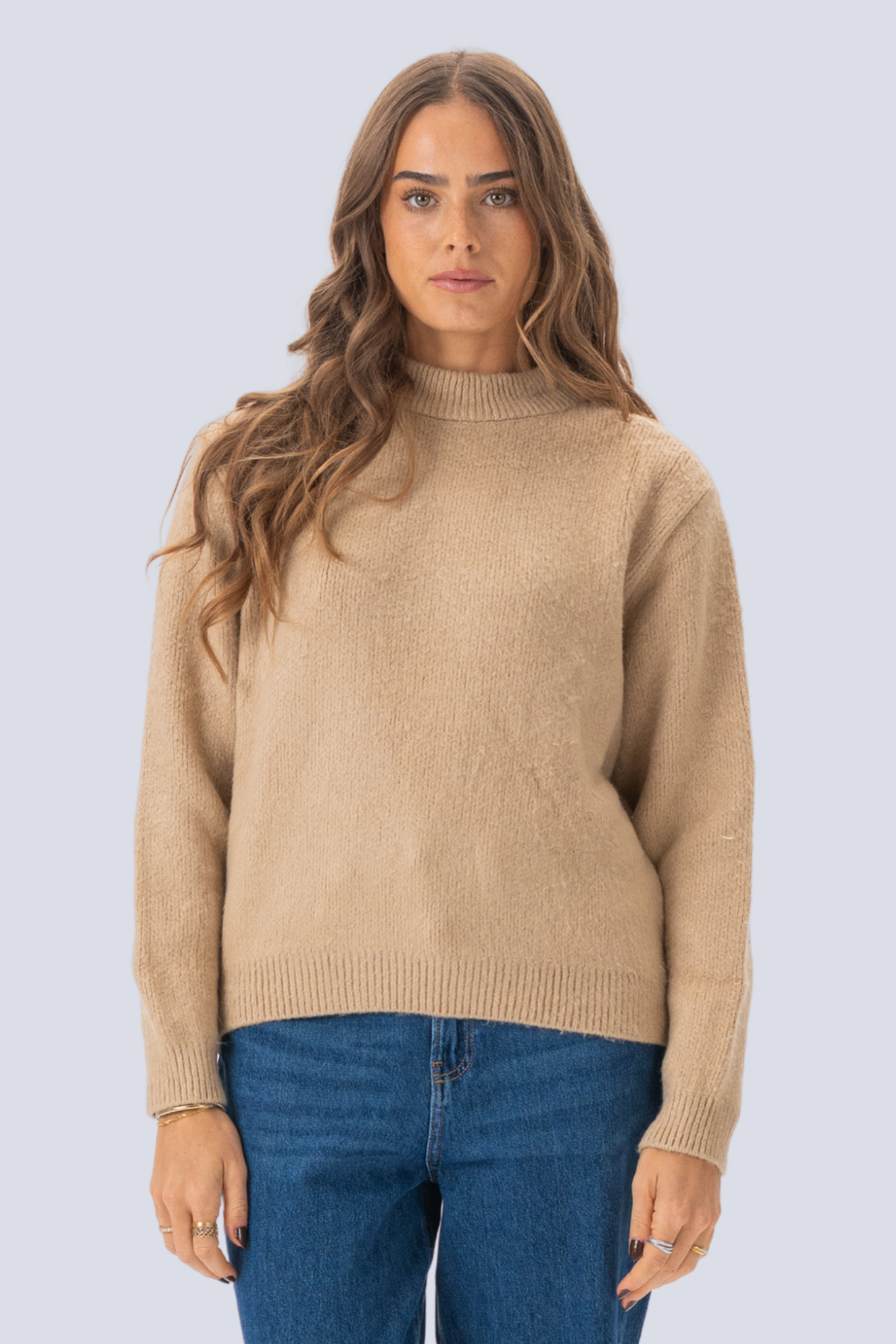 Hazel Strikkegenser - Beige