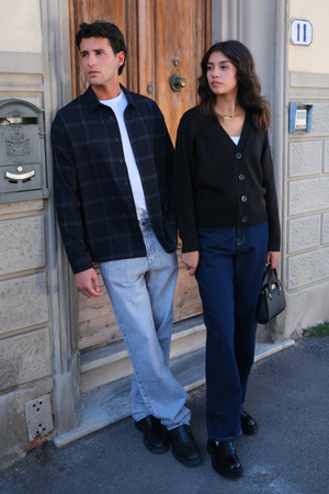 Tristan Overshirt - Mørk Navy