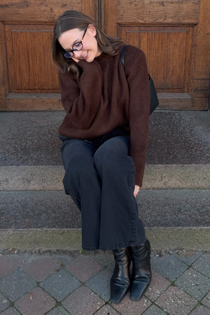 Hazel Strikkegenser - Brun