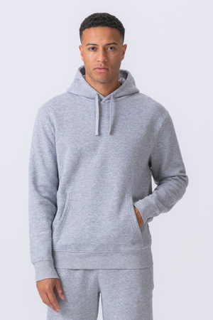 Essential Hoodie - Gråmelert