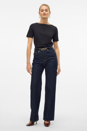 Panda Modal Top - Svart