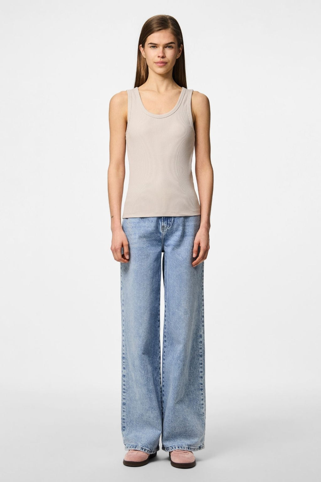 May Tank Top - Sølvgrå