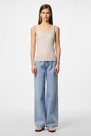 May Tank Top - Sølvgrå