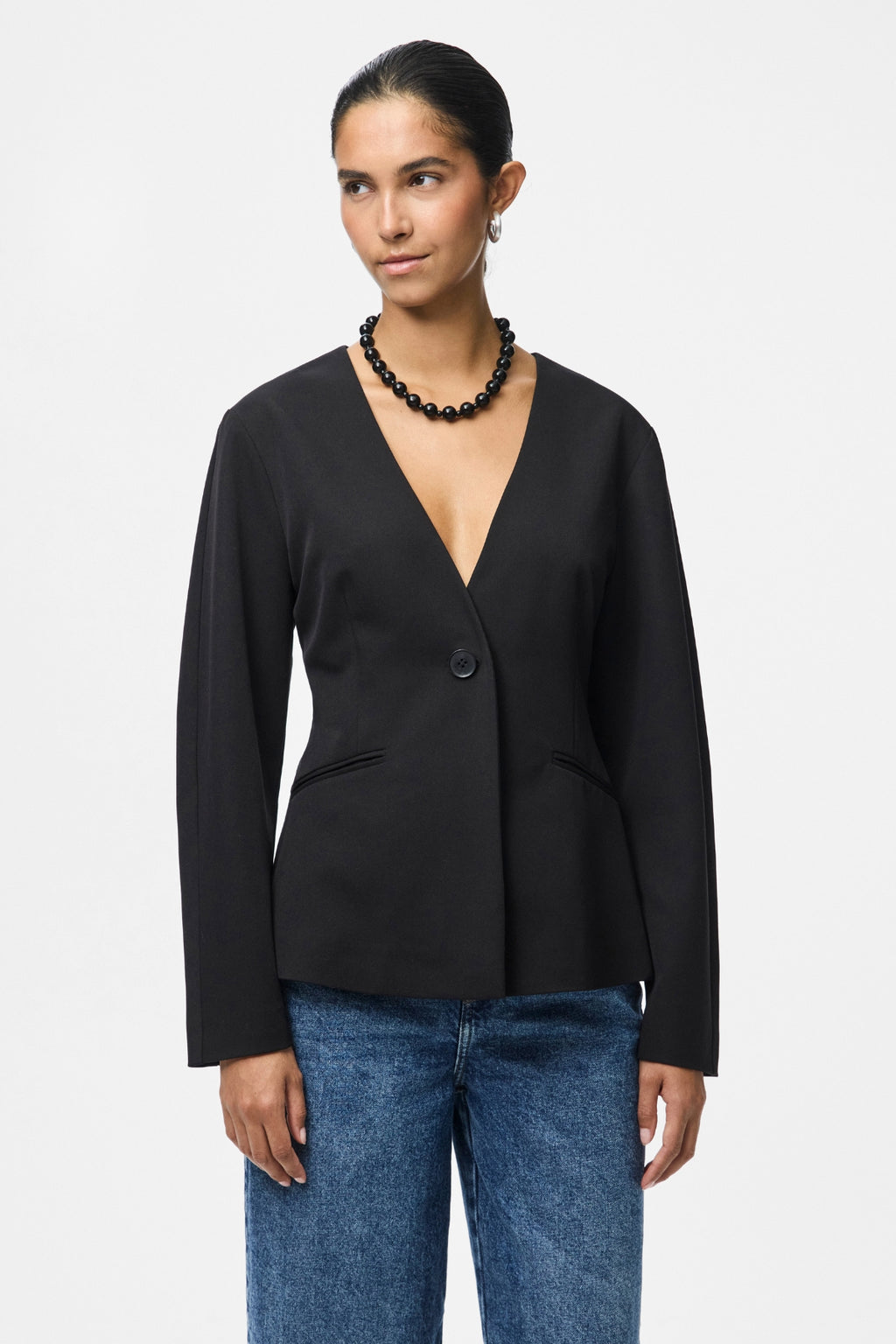 Kamil Fitted Blazer - Svart